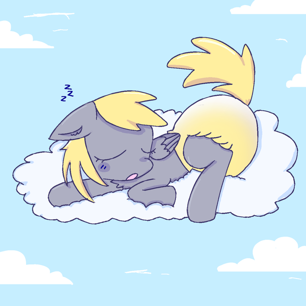 Size: 1280x1280 | Tagged: questionable, derpibooru import, derpy hooves, pegasus, pony, cloud, diaper, ear fluff, female, image, on a cloud, peeing in diaper, pissing, png, poofy diaper, sky, sleeping, sleeping on a cloud, urine, wet diaper, wetting