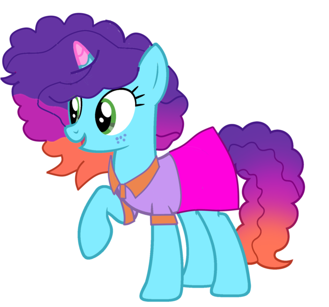 Size: 1731x1616 | Tagged: safe, artist:digigex90, derpibooru import, unicorn, g5, g4, g5 to g4, generation leap, horn, image, misty brightdawn, png, rebirth misty, simple background, solo, transparent background