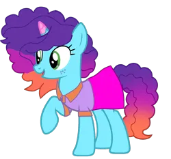 Size: 1731x1616 | Tagged: safe, artist:digigex90, derpibooru import, unicorn, g5, g4, g5 to g4, generation leap, horn, image, misty brightdawn, png, rebirth misty, simple background, solo, transparent background