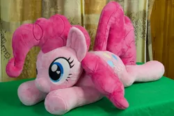 Size: 4942x3295 | Tagged: safe, artist:azgchip, derpibooru import, pinkie pie, earth pony, female, g4, image, plushie, png, solo
