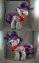 Size: 755x1219 | Tagged: safe, artist:bakufoon, derpibooru import, the unconditioner, earth pony, pony, clothes, glasses, image, male, photo, plushie, png, shirt, solo, stallion