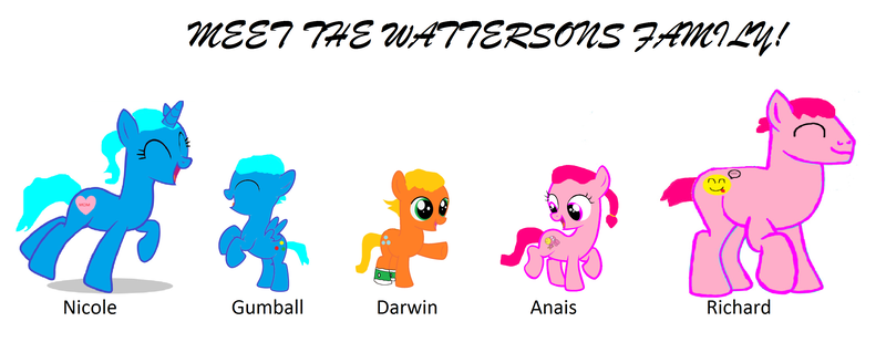 Size: 3040x1248 | Tagged: safe, derpibooru import, oc, ponified, unofficial characters only, earth pony, food pony, original species, pegasus, pony, unicorn, anais watterson, bubble, buff, candy, clothes, colt, darwin watterson, doll, earth, earth pony oc, family, father, female, female oc, filly, foal, food, gumball, gumball watterson, happy, heart, horn, image, kids, male, male oc, mare, mare oc, mother, muscles, nicole watterson, parent, pegasus oc, png, richard watterson, simple background, socks, solo, stallion, stallion oc, the amazing world of gumball, toy, unicorn oc, white background, wings