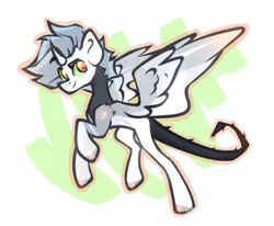 Size: 1313x1080 | Tagged: safe, artist:kingdom, derpibooru import, oc, unofficial characters only, alicorn, pony, alicorn oc, full body, horn, image, jpeg, slender, smiling, solo, thin, wings