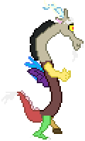Size: 120x200 | Tagged: artist needed, safe, derpibooru import, discord, animated, desktop ponies, facing right, g4, gif, image, pixel art, simple background, skating, solo, sprite, transparent background