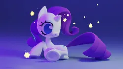 Size: 1920x1080 | Tagged: safe, artist:valorous_kid, derpibooru import, rarity, pony, unicorn, 3d, female, g4, horn, image, jpeg, lying down, mare, prone, solo