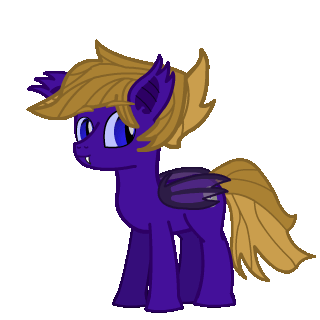 Size: 320x320 | Tagged: safe, artist:sp3ctrum-ii, derpibooru import, oc, oc:wing front, unofficial characters only, bat pony, animated, bat pony oc, bat wings, commission, eeee, gif, image, solo, squee, wings