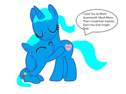 Size: 2012x1508 | Tagged: safe, artist:memeartboi, derpibooru import, oc, ponified, unofficial characters only, pegasus, pony, unicorn, candy, colt, family, female, female oc, foal, food, gumball, gumball watterson, happy, heart, horn, image, kids, male, male oc, mare, mare oc, mom, mommy, mother, mother and child, mother and son, nicole watterson, parent, pegasus oc, png, simple background, solo, the amazing world of gumball, unicorn oc, white background, wings
