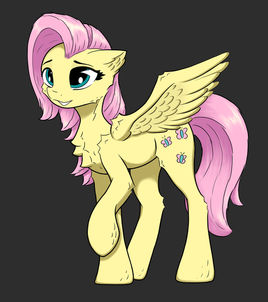 Size: 3508x3965 | Tagged: safe, artist:itchystomach, derpibooru import, fluttershy, pegasus, digital art, g4, image, png, solo, standing
