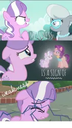 Size: 736x1309 | Tagged: safe, derpibooru import, edit, edited screencap, screencap, diamond tiara, silver spoon, spoiled rich, earth pony, pony, crusaders of the lost mark, season 5, female, filly, foal, g4, image, jpeg, mare, mother and child, mother and daughter, the pony i want to be