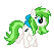 Size: 106x96 | Tagged: safe, artist:jaye, derpibooru import, oc, oc:minty root, unofficial characters only, animated, desktop ponies, gif, image, pixel art, simple background, solo, sprite, transparent background