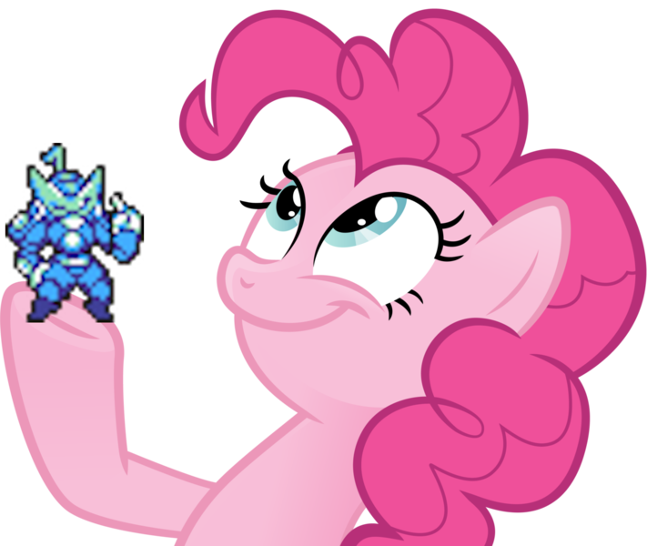 Size: 1214x1024 | Tagged: safe, derpibooru import, pinkie pie, g4, gravity circuit, image, look what pinkie found, medley (gravity circuit), meme, png, simple background, transparent background, wave circuit