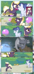 Size: 1919x4225 | Tagged: safe, artist:estories, derpibooru import, oc, oc:palmy peace, oc:wildheart, earth pony, pegasus, pony, comic:curse of wings, christmas, christmas ornament, decoration, female, holiday, image, mare, png