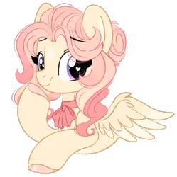 Size: 1515x1520 | Tagged: safe, artist:emberslament, derpibooru import, oc, oc:butterfly kisses, unofficial characters only, pegasus, pony, blushing, coat markings, cute, doodle, female, hair bun, heart, heart eyes, image, mare, neck bow, pegasus oc, png, simple background, solo, transparent background, wingding eyes, wings
