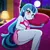 Size: 700x700 | Tagged: suggestive, ai content, derpibooru import, machine learning generated, sonata dusk, anthro, alternate hairstyle, bed, breasts, clothes, full moon, image, jpeg, lingerie, moon, night, sexy, show accurate