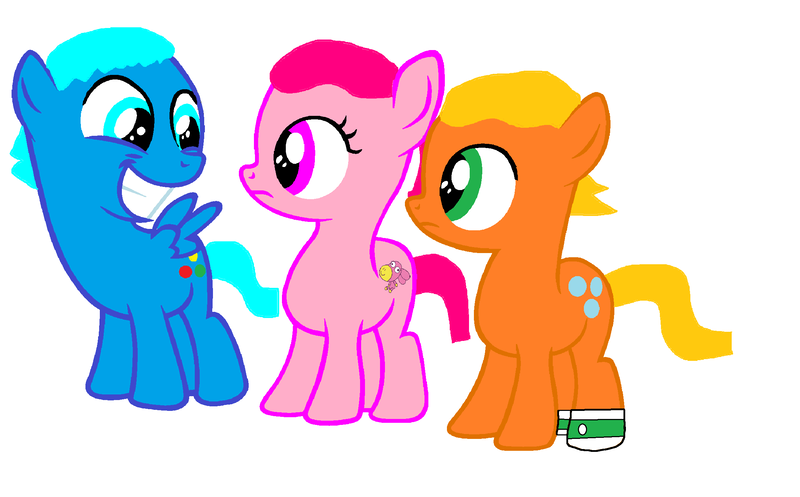 Size: 2284x1420 | Tagged: safe, artist:memeartboi, derpibooru import, ponified, earth pony, pegasus, pony, anais watterson, brother and sister, brothers, bubble, clothes, colt, confused, confusion, daisy the donkey, darwin watterson, doll, family, female, filly, foal, gumball watterson, happy, image, male, png, sibling, sibling bonding, sibling love, siblings, simple background, sister, smiley face, smiling, socks, squee, the amazing world of gumball, toy, trio, white background
