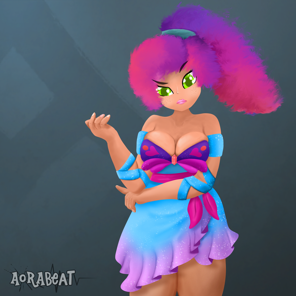 Size: 2048x2048 | Tagged: safe, artist:aorabeat, derpibooru import, anthro, human, g5, breasts, busty misty brightdawn, clothes, female, humanized, image, misty brightdawn, png, rebirth misty, solo