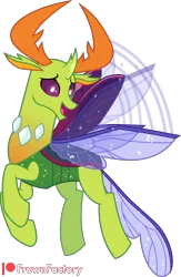 Size: 2500x3842 | Tagged: safe, artist:frownfactory, derpibooru import, thorax, changedling, changeling, to change a changeling, changeling king, flying, g4, horn, horns, image, male, png, simple background, solo, transparent background, vector, wings