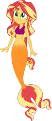 Size: 722x1692 | Tagged: safe, artist:invisibleink, artist:tylerajohnson352, derpibooru import, sunset shimmer, mermaid, equestria girls, fish tail, g4, image, mermaid tail, mermaidized, png, species swap, tail