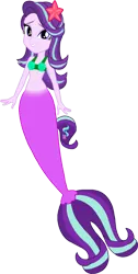 Size: 996x1982 | Tagged: safe, artist:invisibleink, artist:tylerajohnson352, derpibooru import, starlight glimmer, mermaid, equestria girls, fish tail, g4, image, mermaid tail, mermaidized, png, species swap, tail