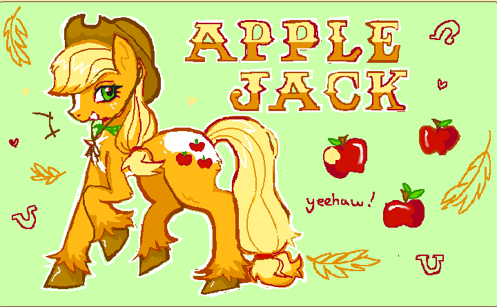 Size: 720x445 | Tagged: safe, artist:junniepiepoopop, artist:junnles, derpibooru import, wheat grass, earth pony, pony, alternate design, animal jam, apple, applejack's hat, blaze (coat marking), blonde amne, blonde tail, bowtie, chest fluff, coat markings, colored belly, colored hooves, countershading, cowboy hat, emanata, eyelashes, facial markings, female, floating heart, food, freckles, green background, green eyes, hat, heart, image, long mane, long tail, looking back, mare, pale belly, png, ponytail, profile, raised hoof, shiny hooves, simple background, smiling, solo, standing, tail, text, tied mane, tied tail, unshorn fetlocks, wingding eyes, yellow text
