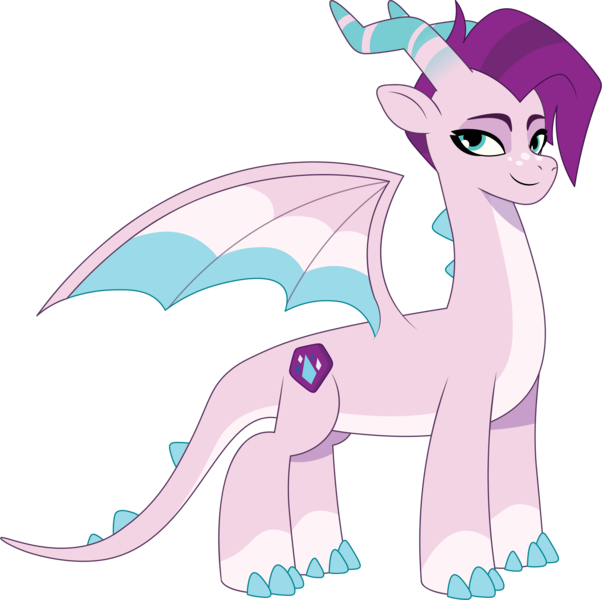 Size: 2173x2165 | Tagged: safe, artist:prixy05, derpibooru import, dragon, g5, my little pony: tell your tale, dragoness, female, image, jade (g5), png, simple background, solo, transparent background, vector
