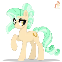 Size: 2800x2800 | Tagged: safe, artist:r4hucksake, derpibooru import, oc, oc:gilded laurel, unofficial characters only, earth pony, pony, female, image, mare, png, simple background, solo, transparent background