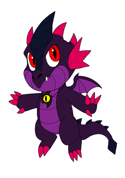 Size: 1000x1414 | Tagged: safe, artist:zetikoopa, derpibooru import, dragon, cute, image, male, png, rainbow of darkness, sealed