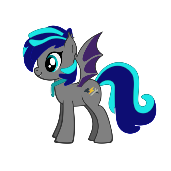 Size: 5000x5000 | Tagged: safe, artist:awesomegamergame, derpibooru import, oc, oc:midnight storm, unofficial characters only, bat pony, pony, base used, bat ears, bat pony oc, bat wings, cute, cutie mark, eyelashes, fangs, high res, image, jewelry, male, male oc, necklace, png, spread wings, tail, vector, vector trace, wings