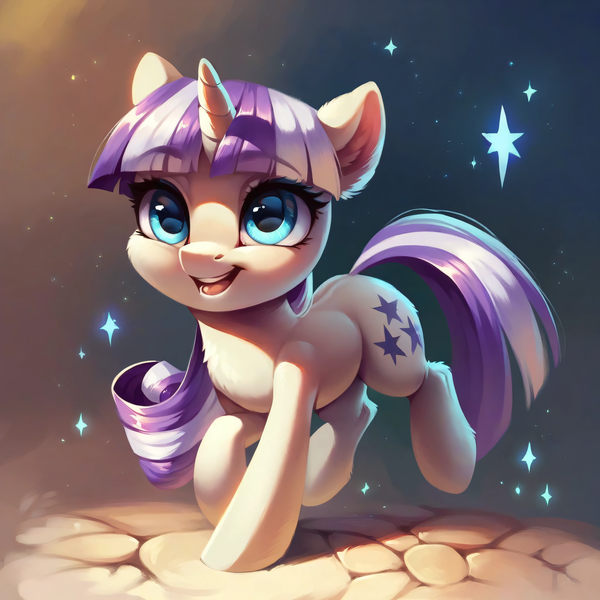 Size: 4096x4096 | Tagged: safe, ai content, derpibooru import, machine learning generated, prompter:pawels, stable diffusion, twilight velvet, pony, unicorn, big eyes, cute, eyebrows, eyebrows visible through hair, female, full body, g4, generator:pony diffusion v6 xl, generator:purplesmart.ai, horn, image, looking at you, mare, open mouth, png, solo, upscaled, velvetbetes