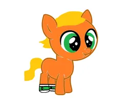 Size: 782x678 | Tagged: safe, artist:memeartboi, derpibooru import, ponified, earth pony, pony, bubble, clothes, colt, cute, darwin watterson, foal, happy, image, male, png, simple background, small pony, smiling, socks, the amazing world of gumball, tiny, tiny foal, tiny ponies, toddler, white background