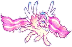 Size: 512x336 | Tagged: safe, artist:natures_love, derpibooru import, oc, unofficial characters only, alicorn, pony, alicorn oc, female, horn, image, mare, png, simple background, solo, transparent background, wings