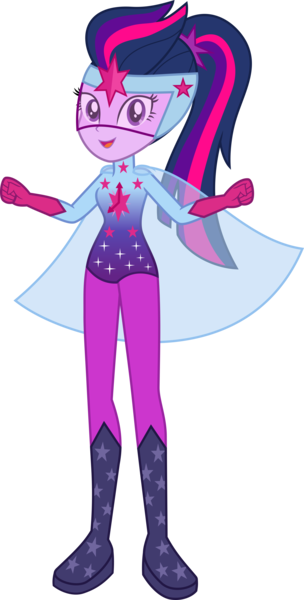 Size: 2714x5352 | Tagged: safe, artist:dupontsimon, derpibooru import, sci-twi, twilight sparkle, human, fanfic:choose your own magic ending, equestria girls, equestria girls series, fanfic art, g4, image, png, simple background, solo, superhero, transparent background, vector