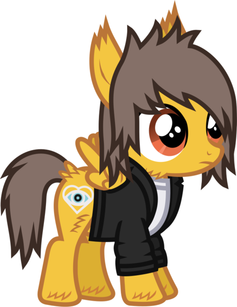 Size: 680x880 | Tagged: safe, artist:lightningbolt, derpibooru import, ponified, pegasus, pony, .svg available, alex gaskarth, all time low, butt fluff, cheek fluff, clothes, colt, derpibooru exclusive, ear fluff, foal, frown, hair over one eye, hoof fluff, image, long sleeves, male, png, shirt, simple background, solo, spread wings, standing, tail, tail feathers, transparent background, undershirt, vector, wings