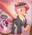 Size: 3190x3459 | Tagged: safe, artist:nookprint, derpibooru import, fluttershy, rarity, pegasus, pony, unicorn, beret, blush lines, blushing, butterscotch, clothes, colored hooves, colored pinnae, colored wings, colored wingtips, dialogue, duo, emanata, eyebrows, eyebrows visible through hair, eyelashes, female, flarity, glasses, half r63 shipping, hat, high res, hoof polish, hooves, horn, image, jacket, lesbian, looking at someone, male, mare, measuring tape, mirror, necktie, open mouth, open smile, pants, png, raised hoof, rariscotch, rarity's glasses, ringlets, rule 63, shiny hooves, shipping, shirt, sitting, smiling, sparkles, speech bubble, spread wings, stallion, standing, straight, suit, surprised, talking, text, unshorn fetlocks, wall of tags, wing fluff, wings