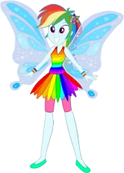 Size: 1153x1601 | Tagged: safe, artist:invisibleink, artist:tylerajohnson352, derpibooru import, applejack, fluttershy, pinkie pie, rainbow dash, rarity, starlight glimmer, trixie, fairy, equestria girls, beautiful, bracelet, clothes, dress, fairy wings, g4, hairpin, image, jewelry, png, wings