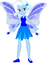 Size: 1157x1544 | Tagged: safe, artist:invisibleink, artist:tylerajohnson352, derpibooru import, trixie, fairy, equestria girls, beautiful, clothes, cute, dress, g4, image, png, wings