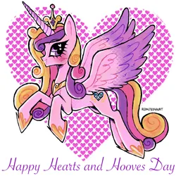 Size: 2000x2000 | Tagged: safe, artist:redactedhaunt, derpibooru import, princess cadance, alicorn, pony, hearts and hooves day, image, png, solo