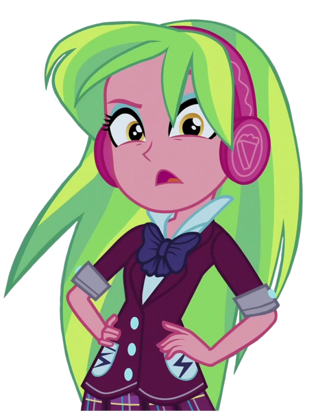 Size: 1113x1440 | Tagged: safe, derpibooru import, edit, edited screencap, screencap, lemon zest, human, equestria girls, angry, background removed, g4, hand on hip, image, looking at you, png, simple background, solo, transparent background