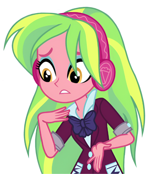 Size: 1134x1294 | Tagged: safe, derpibooru import, edit, edited screencap, screencap, lemon zest, human, equestria girls, background removed, g4, image, looking down, png, shadowbolts, simple background, solo, transparent background, worried