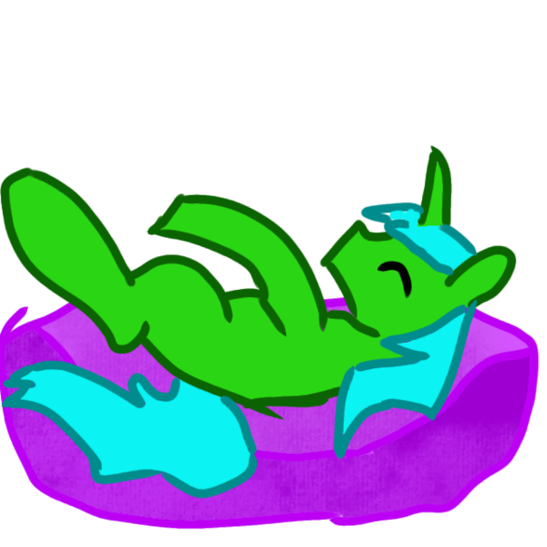Size: 640x640 | Tagged: safe, artist:joeydr, derpibooru import, oc, oc:green byte, unofficial characters only, pony, unicorn, horn, image, male, png, simple background, sleeping, solo, stallion, transparent background