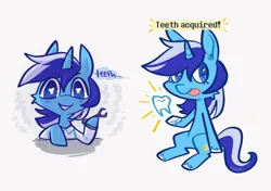 Size: 900x635 | Tagged: safe, artist:kazunekomori, derpibooru import, minuette, pony, image, jpeg, solo, tongue out, tooth