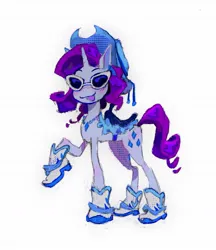 Size: 1092x1261 | Tagged: safe, artist:_night_milk_, derpibooru import, rarity, pony, unicorn, boots, clothes, cowboy boots, cowboy hat, g4, hat, horn, image, jpeg, saddle, shoes, simple background, solo, tack, white background
