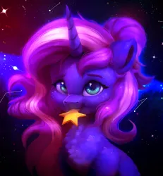 Size: 1940x2098 | Tagged: safe, artist:itssim, derpibooru import, oc, oc:mercurial, unofficial characters only, pony, unicorn, bust, cute, female, horn, image, looking at you, mare, nom, png, portrait, smiling, smiling at you, solo
