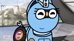 Size: 1280x720 | Tagged: safe, artist:foxfer64_yt, derpibooru import, oc, oc:silverstream (robot pony), oc:sixteen-bits, pony, robot, robot pony, animated, car, computer, forza horizon, image, irl, laptop computer, letter, photo, sequel, video game, voice acting, voice call, webm