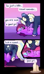 Size: 584x975 | Tagged: safe, artist:sekuponi, ponerpics import, oc, unofficial characters only, pony, comic strip, female, image, jpeg, male, mare, stallion