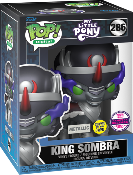 Size: 604x795 | Tagged: safe, derpibooru import, king sombra, unicorn, funko, funko pop!, horn, image, merchandise, nft, png, solo, sombra eyes, toy