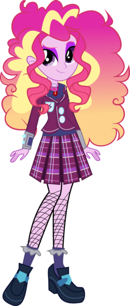 Size: 3540x8303 | Tagged: safe, artist:shootingstarsentry, derpibooru import, oc, oc:mera melody, unofficial characters only, equestria girls, absurd resolution, clothes, crystal prep academy uniform, g4, image, magical lesbian spawn, offspring, parent:adagio dazzle, parent:gloriosa daisy, png, school uniform, simple background, solo, transparent background