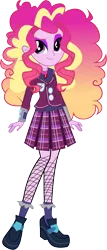 Size: 3540x8303 | Tagged: safe, artist:shootingstarsentry, derpibooru import, oc, oc:mera melody, unofficial characters only, equestria girls, absurd resolution, clothes, crystal prep academy uniform, g4, image, magical lesbian spawn, offspring, parent:adagio dazzle, parent:gloriosa daisy, png, school uniform, simple background, solo, transparent background