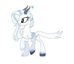 Size: 2107x1823 | Tagged: safe, artist:darbypop1, derpibooru import, oc, oc:lumina, hybrid, female, image, png, simple background, solo, transparent background