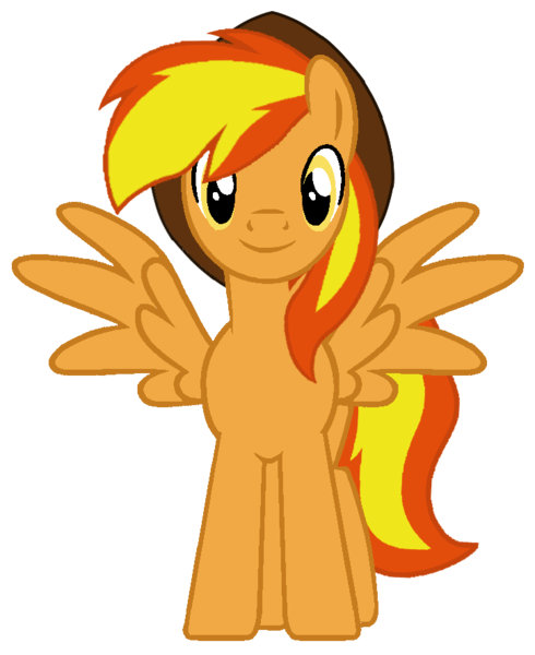 Size: 724x886 | Tagged: safe, artist:noi kincade, derpibooru import, oc, oc:firey ratchet, unofficial characters only, pegasus, fedora, hat, image, looking at you, male, png, simple background, solo, spread wings, transparent background, wings